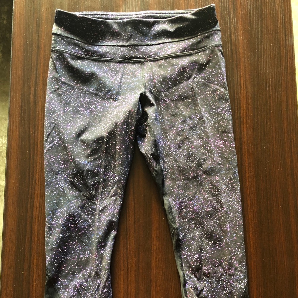 Lululemon Rival Crop Galaxy Leggings